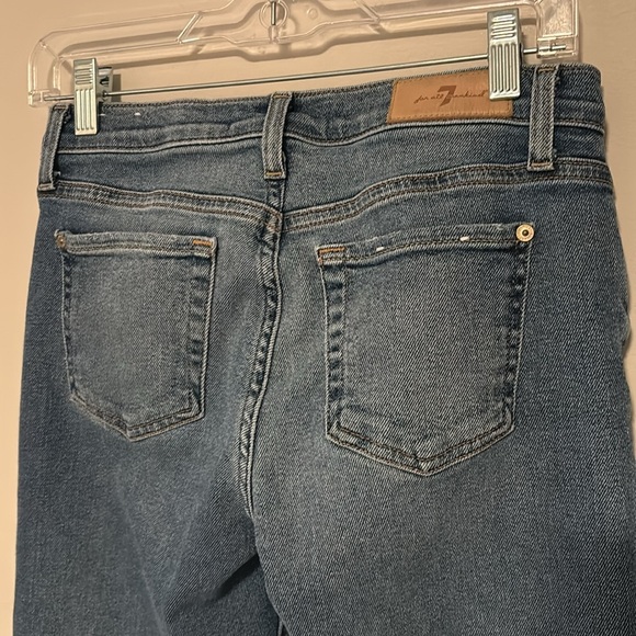 7 for all Mankind Roxanne Ankle Slim Jeans in Luxe Vintage Muse size 26 - Picture 6 of 7